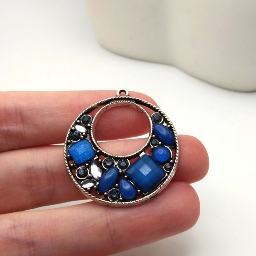 Galaxy art crystal pavement necklace pendant wreath jewelry‎